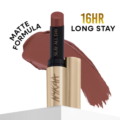 Nykaa Matte to Last No Transfer Long Lasting Lipstick - Haute Fudge (3.5g)