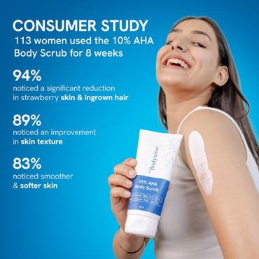 Be Bodywise 10% AHA Body Scrub for Smooth Skin