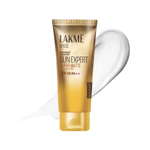 Lakmé Matte Sunscreen SPF 50 PA+++ – Niacinamide, UVA/UVB Protection for Normal to Oily Skin | 50 ml