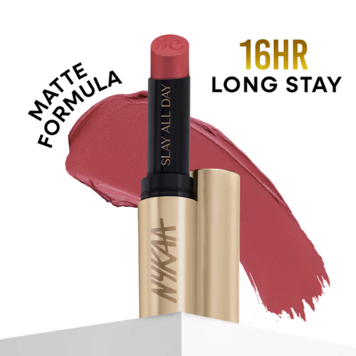 Nykaa Matte to Last No Transfer Long Lasting Lipstick - Naughty Nude(3.5g)