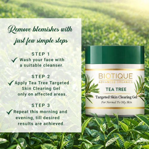 Biotique Tea Tree Targeted Skin Clearing Gel 15gm