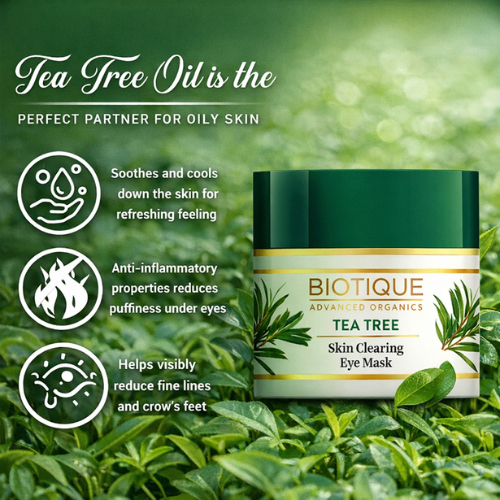 Biotique Tea Tree Skin Clearing Eye Mask 15gm