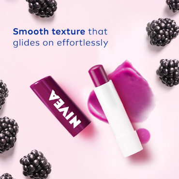 NIVEA Blackberry Shine Lip Balm | Tinted Moisture