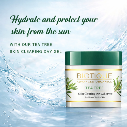 BIOTIQUE Tea Tree Day Gel SPF 30 for Acne | 50gm