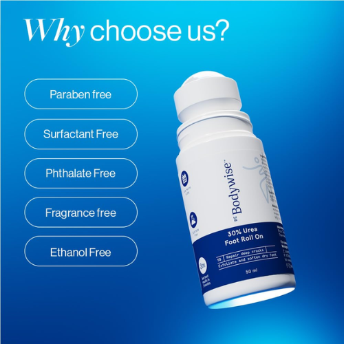 Be Bodywise 130% Urea Foot Roll On for Cracked Heels