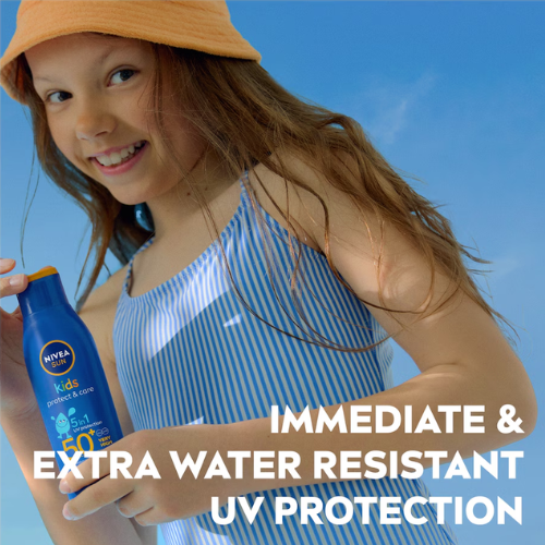 NIVEA Sun Kids Protect & Care Lotion SPF 50 200ml | Gentle UV Shield