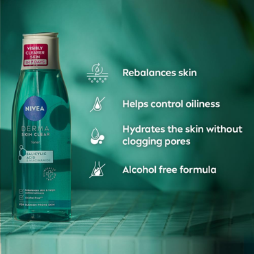 NIVEA Derma Skin Clear Toner – Acne Control & Pore Care