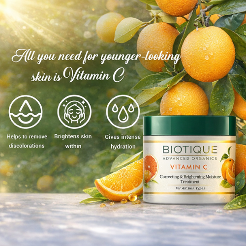 BIOTIQUE Vitamin C correcting and brightening Moisturizer 50g