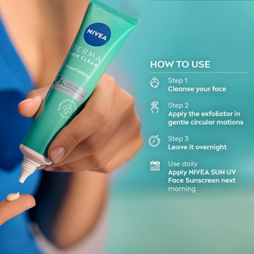 NIVEA Derma Skin Clear Exfoliator | Clear & Smooth Skin