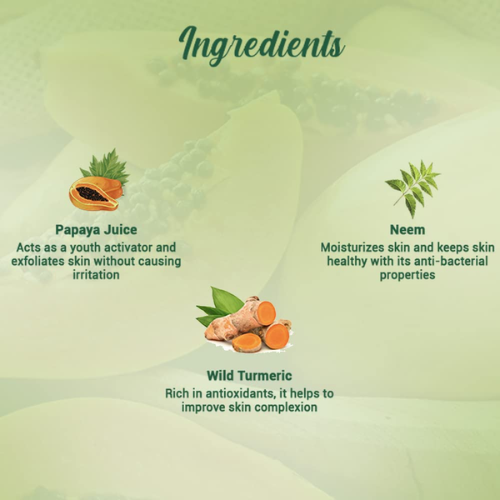 Papaya Tan Removal Brightening Face Scrub