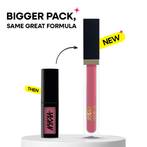 Nykaa Matte To Last ! Transferproof Liquid Lipstick - Le Pondy-15 (6.2ml)