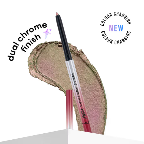 Nykaa Stardust Holographic Long Lasting Waterproof Smudgeproof Chrome Pencil Eyeliner - Post