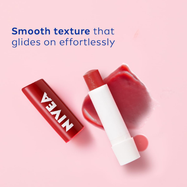 NIVEA Pomegranate Shine Lip Balm | Soft Glossy Lips