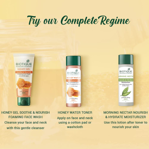 Biotique Honey Gel Foaming Face Wash for Dry Skin