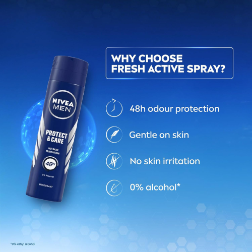 NIVEA Deo Spray Protect & Care for Men 150ml | Anti-Perspirant