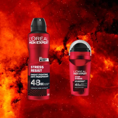 L'Oreal Men Expert Stress Resist Deodorant 48Hr Xxl Roll On