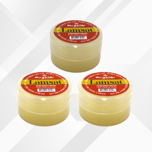 Myzia Lamsat Perfumed Body Cream – 10g | Soft Touch Fragrance (Pack of 6)