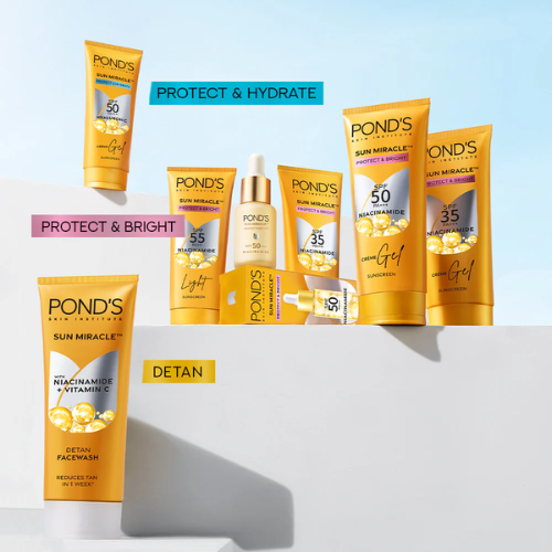 POND’S Sun Miracle SPF 35 PA+++ Brightening Sunscreen 50g