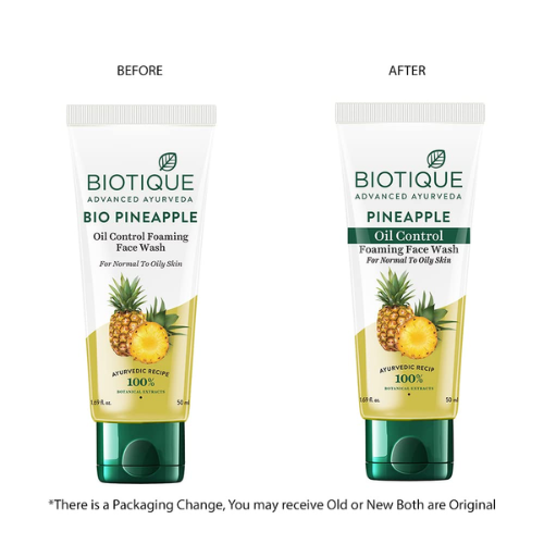 Biotique Pineapple Oil Control Foaming Face Wash