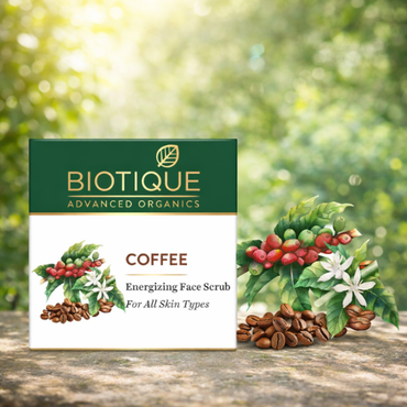 Biotique Coffee Energizing Face Scrub 50gm | Fresh Glow