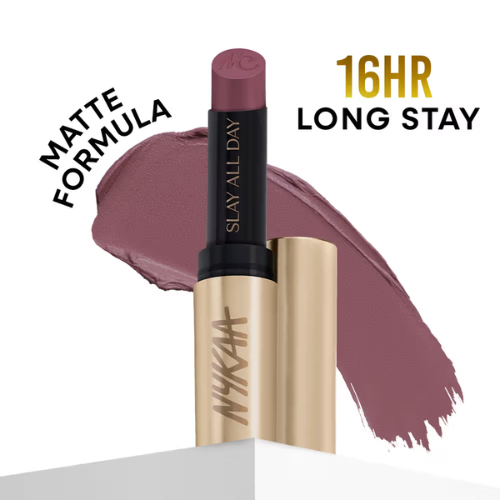 Nykaa Matte to Last No Transfer Long Lasting Lipstick - Jhumki (3.5g)