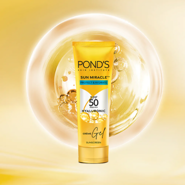 POND'S Sun Miracle SPF 50 PA+++ Gel Sunscreen 50g