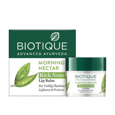 Biotique Morning Nectar Lip Balm 12g | Nourishing Care