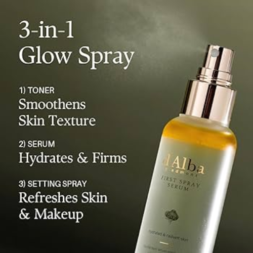 d'Alba Italian White Truffle Vegan Gift for HER, First Spray Serum 100ml