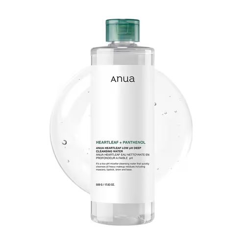 Anua Heartleaf + Panthenol Low pH Deep Cleansing Water (500 ml)
