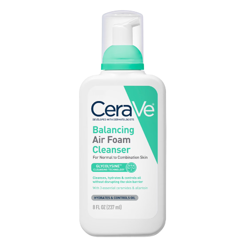 Balancing Air Foam Facial Cleanser – Lightweight Cleanse for Normal to Combination Skin |Cerave