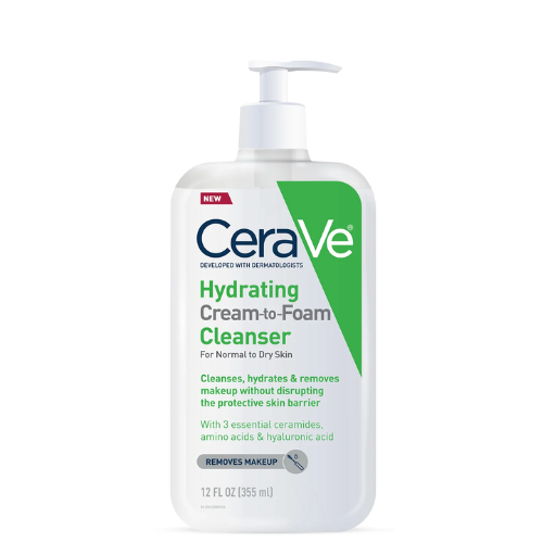 Hydrating Cream-to-Foam Cleanser – Gentle, Moisture-Rich Daily Cleanser