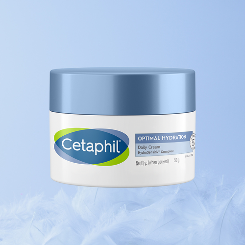 Cetaphil Optimal Hydration Daily Cream 50g – Lightweight 48-Hour Moisture for Sensitive Skin