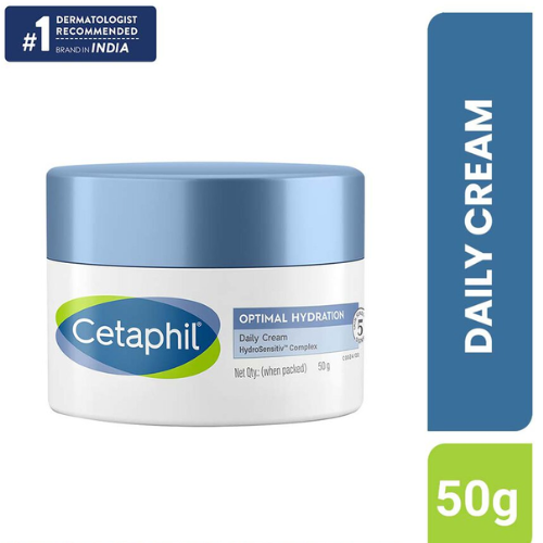 Cetaphil Optimal Hydration Daily Cream 50g – Lightweight 48-Hour Moisture for Sensitive Skin