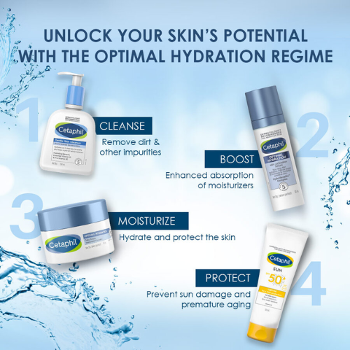 Cetaphil Optimal Hydration Daily Cream 50g – Lightweight 48-Hour Moisture for Sensitive Skin