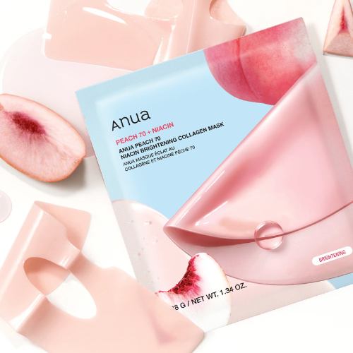 Anua Peach 70+ Niacin Brightening Collagen Mask (25 ml) (1 sheet)