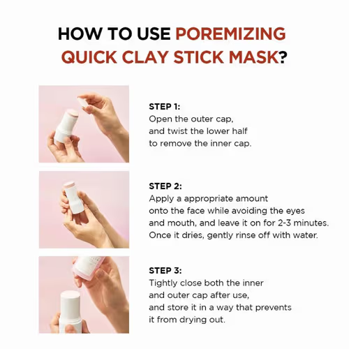 Skin1004 Madagascar Centella Poremizing Quick Clay Stick Mask – 27 g
