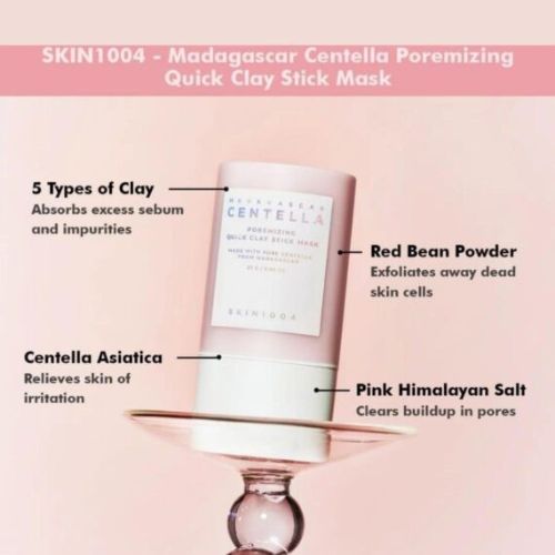 Skin1004 Madagascar Centella Poremizing Quick Clay Stick Mask – 27 g