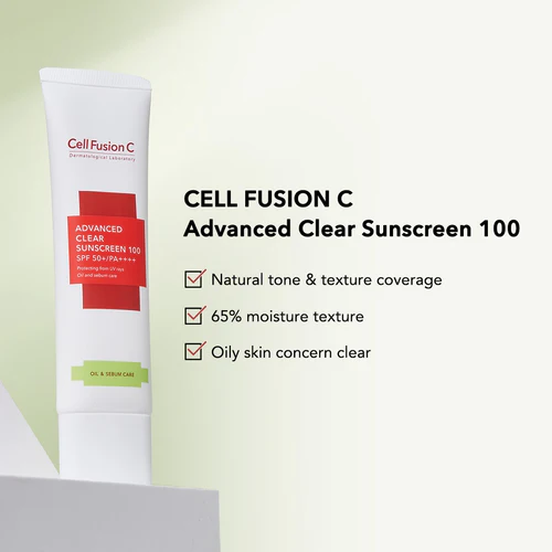 Cell Fusion C SPF50+ PA++++ Advanced Clear Sunscreen 100 with Titanium Dioxide - 50 ml