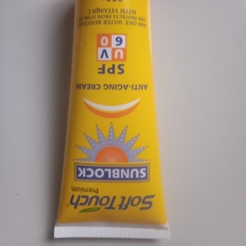 Soft Touch Premium Sunblock Anti-Aging Cream SPF UV 60 – Broad Spectrum Protection & Skin Firming Formula