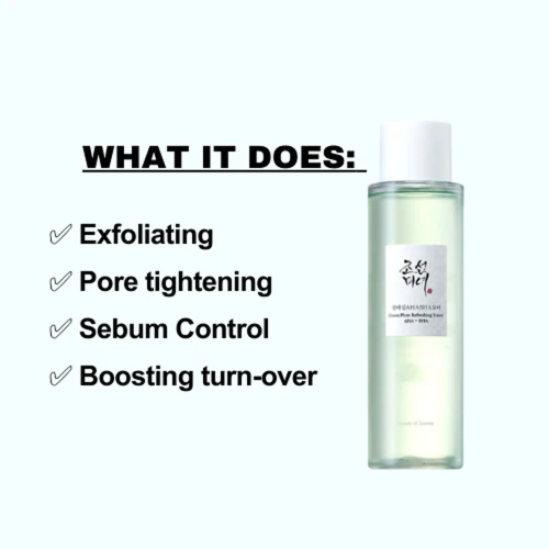 Beauty of Joseon Green Plum Refreshing Toner With AHA+BHA (150 ml)