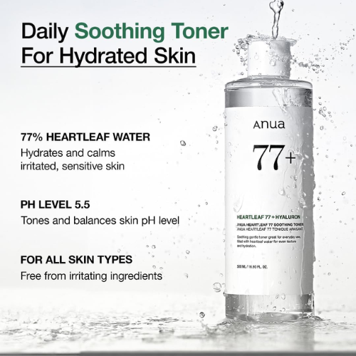 Anua Heartleaf 77% Soothing Toner (250 ml)