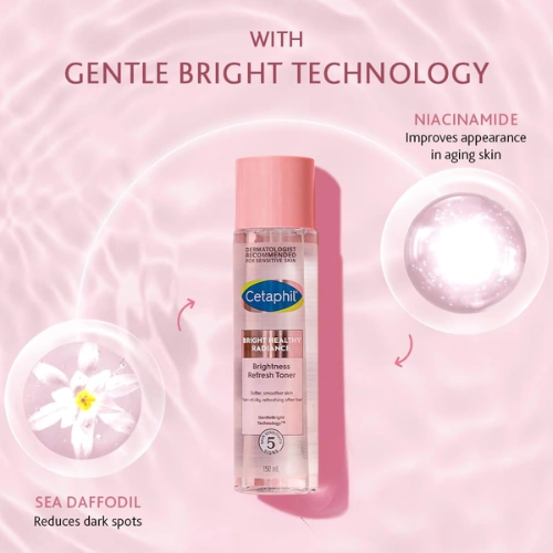 Cetaphil Bright Healthy Radiance Brightness Refresh Toner – Brightening & Hydrating Toner for Sensitive Skin