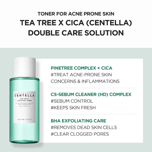 SKIN1004 Madagascar Centella Tea-Trica Purifying Toner, 210ml
