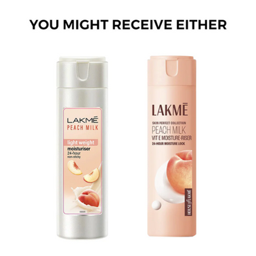 Lakmē Peach Ceramide Moisturizer with Hyaluronic | For Dry, Normal & Sensitive Skin | 60 ml