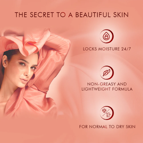 Lakmē Peach Ceramide Moisturizer with SPF 24| For Dry Skin, Normal Skin & Sensitive Skin 60ml