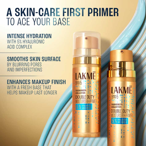 Lakmē 9to5 Double Duty Moisturizer + Primer 30g