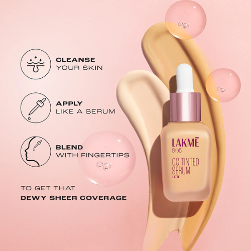Lakmē CC Tinted Serum with 2% Hyaluronic Acid