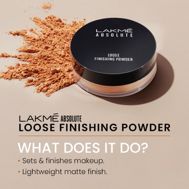 Lakmē Absolute Loose Finishing Powder - Professional Loose Powder for Flawless Finish
