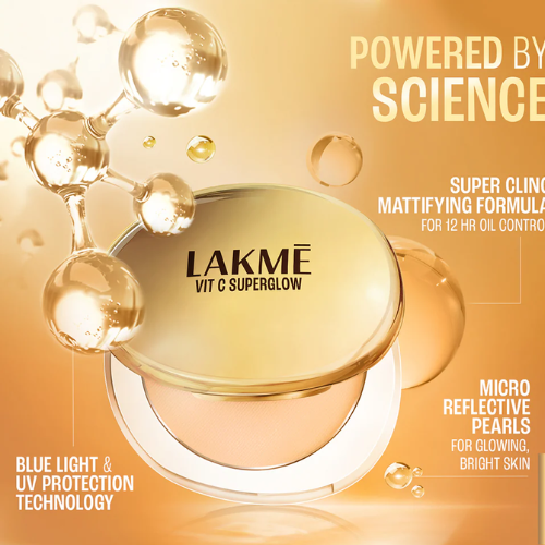 Lakmē VitC Superglow Skin Perfecting Compact