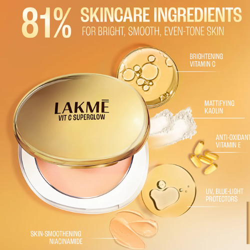 Lakmē VitC Superglow Skin Perfecting Compact